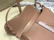 Dior Saddle Bag Cowhide Clamshell Tote - 4