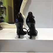 YSL High High Heels Slingback Black - 5