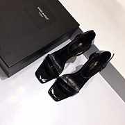 YSL High High Heels Slingback Black - 2