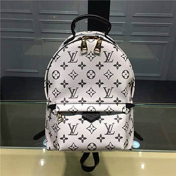 Lv Palm Springs Backpack PM White