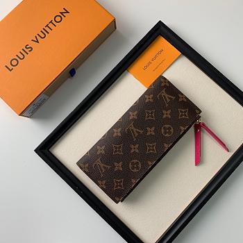 Louis Vuitton Adèle Wallet Monogram Red