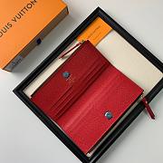 Louis Vuitton Adèle Wallet Monogram Red - 6