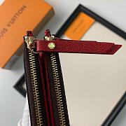 Louis Vuitton Adèle Wallet Monogram Red - 3