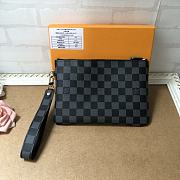 Louis Vuitton City Bag In Dark Blue 63447  - 3