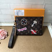 Louis Vuitton City Monogram Handbag Printed Embroidery 63447 - 4