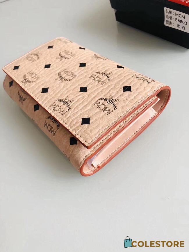 MCM Wallet B8803 Beige - 1