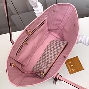 Louis Vuitton Neverfull Mm Damier Pink 3767 - 6