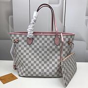 Louis Vuitton Neverfull Mm Damier Pink 3767 - 5