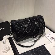 Chanel New AS1322 Boston Pillow Bag Black - 2