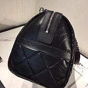 Chanel New AS1322 Boston Pillow Bag Black - 3