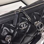 Chanel New AS1322 Boston Pillow Bag Black - 4