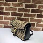 Gucci GG Marmont Small Shoulder Beige Ebony - 2