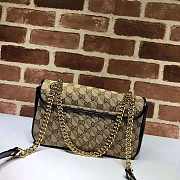 Gucci GG Marmont Small Shoulder Beige Ebony - 4