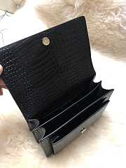 YSL Monogram Kate In Embossed Crocodile Shiny - 5