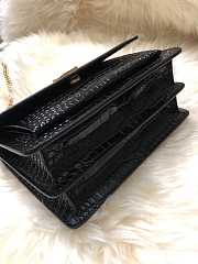 YSL Monogram Kate In Embossed Crocodile Shiny - 4