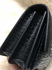 YSL Monogram Kate In Embossed Crocodile Shiny - 2