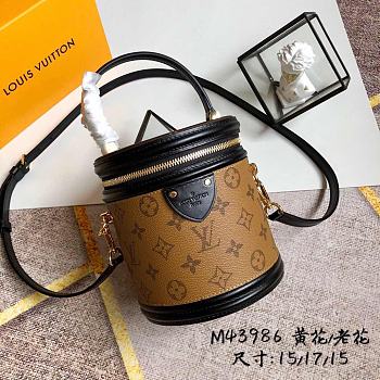 Louis Vuitton Cannes Monogram Reverse Canvas M43986