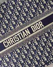 Dior Book Tote Blue Oblique M1286 Size 41cm - 3