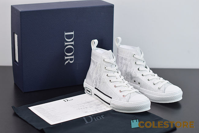 Dior High Sneakers White - 1