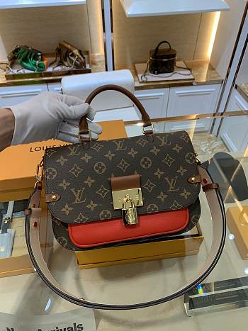 Louis Vuitton Message Bag Red M44584