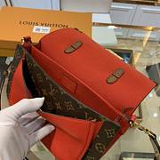 Louis Vuitton Message Bag Red M44584 - 3