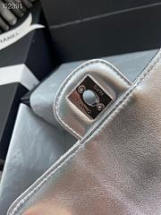 Chanel Handbag Silver AS166 - 6