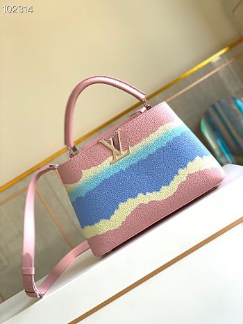 Louis Vuitton Large Handbag Pink M42259