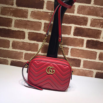 gucci marmont matelassé red CohotBag 2405