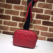 gucci marmont matelassé red CohotBag 2405 - 5
