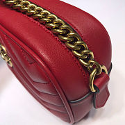 gucci marmont matelassé red CohotBag 2405 - 4