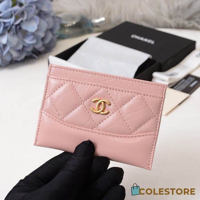 Chanel Card Case Pink - 1