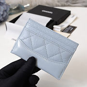 Chanel Card Case Blue - 3