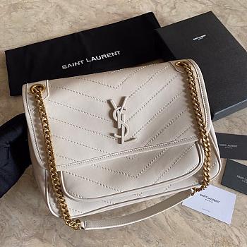 CohotBag ysl nlk lambskin 498894 white 22cm-28cm