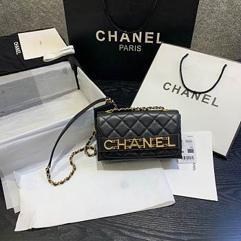 Chanel Small Flap Bag As1490 Black
