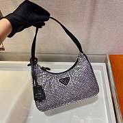 Prada Hobo Black With Diamond - 3