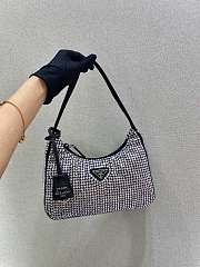 Prada Hobo Black With Diamond - 2