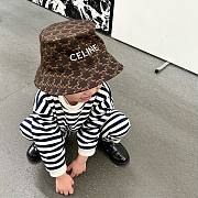 celine fisherman hat presbyopia brown / denim tie-dye - 3
