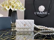2020 autumn and winter new pearl shoulder strap chest bag - 3