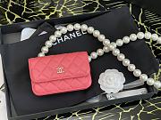 2020 autumn and winter new pearl shoulder strap chest bag - 1