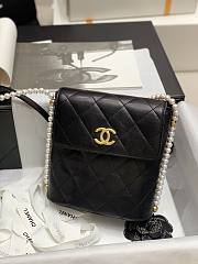 Chanel Pearl Chain Bag Black - 1