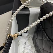 Chanel Pearl Chain Bag Black - 6