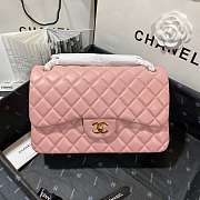 Chanel Lambskin Classic Flap Bag Pink - 4