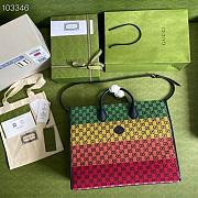 Yellow Gucci Multicolour large tote bag_659980 43 x 34 x 18.5cm. 880780 - 2