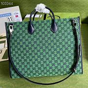 Green Gucci Multicolour large tote bag_659980 43 x 34 x 18.5cm. 880780 - 3