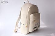 Gucci Women's White Print Leather Backpack 32cm - 2