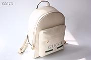 Gucci Women's White Print Leather Backpack 32cm - 3