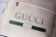 Gucci Women's White Print Leather Backpack 32cm - 5