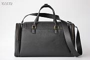 Gucci Women's Black Print Leather Travel Bag 46cm  - 4