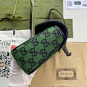 Green Gucci Marmont Multicolour GG Canvas Small Shoulder Bag_ 443497_size: 26 x 15 x 7. 880780_ 443497_size: 26 x 15 x 7. 880780 - 2