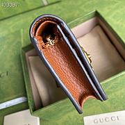 Gucci 1961 Jackie Denim Card Case Wallet_645536_size11× 8.5x 3cm - 5